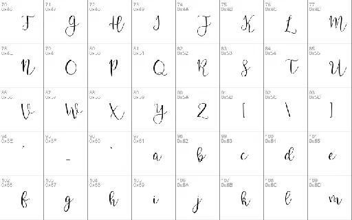 Lesillia font