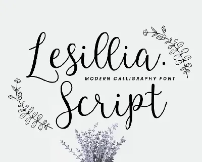 Lesillia font