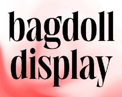 Bagdoll Display font