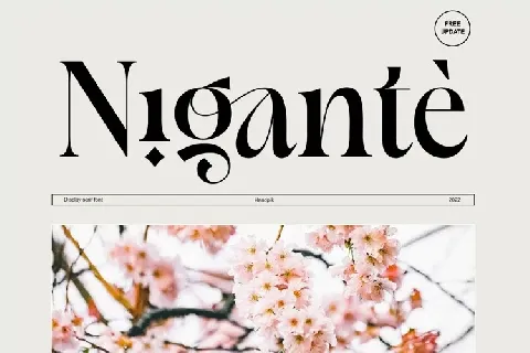 Nigante font