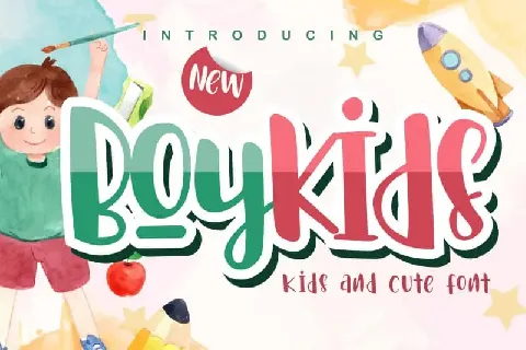 Boykids – Kids And Cute font