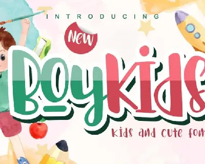 Boykids – Kids And Cute font
