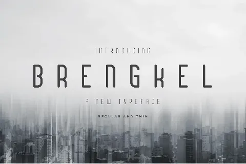 Brengkel Typeface font