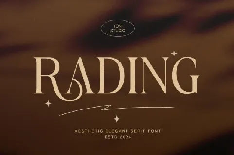 Rading font