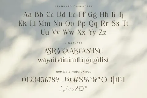 Rading font