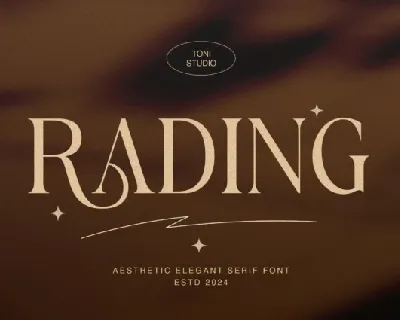 Rading font