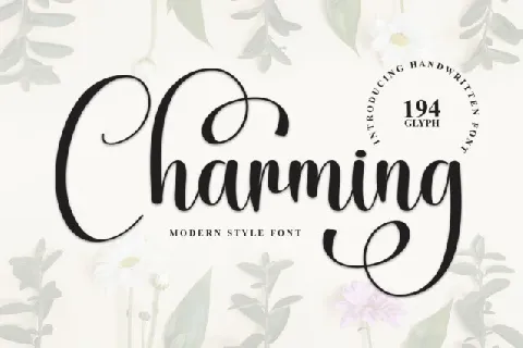 Charming Script font