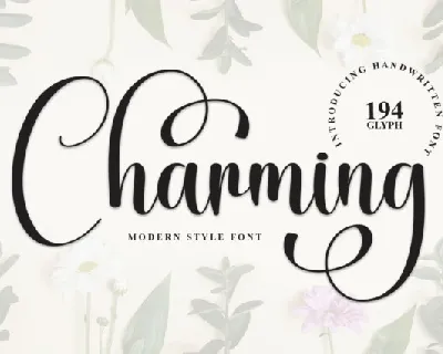 Charming Script font