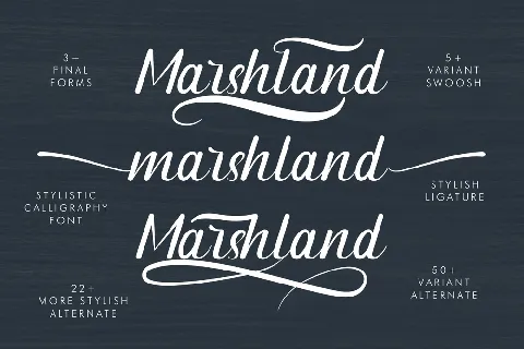 Marshland Demo font