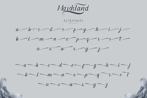 Marshland Demo font