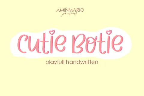 CUTIE BOTIE font