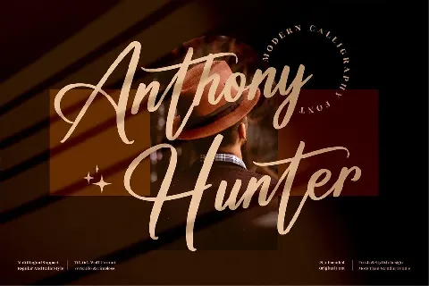 Anthony Hunter font