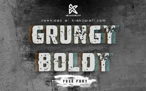 Grungy Boldy font