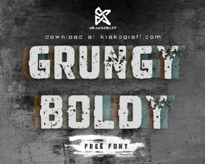 Grungy Boldy font