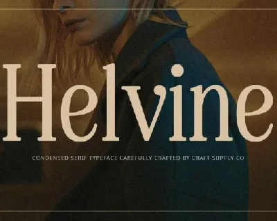 Helvine font