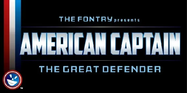 American Captain Free Download font