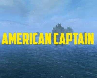 American Captain Free Download font