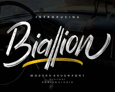 Biallion font