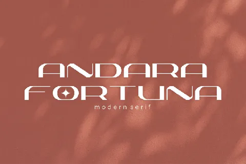 ANDARA FORTUNA font