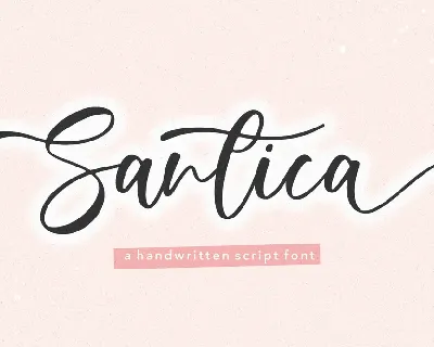 Santica font