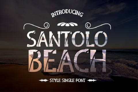 Santolo Beach font