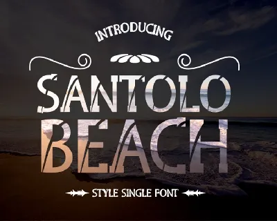 Santolo Beach font