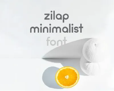 Zilap Minimalist font