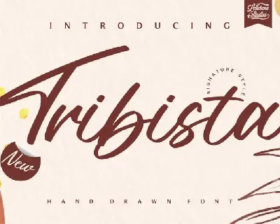 Tribista Handwritten font