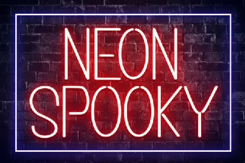 Neon Spooky Display font