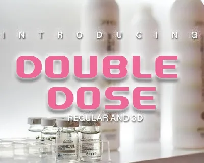 Double Dose font