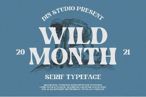 Wild Month font