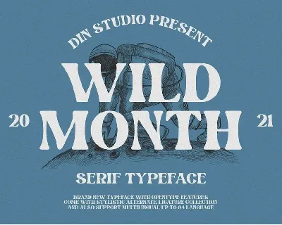 Wild Month font