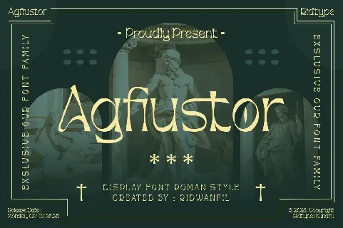Agfiustor Free font