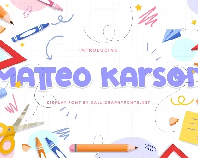 Matteo Karson Demo font