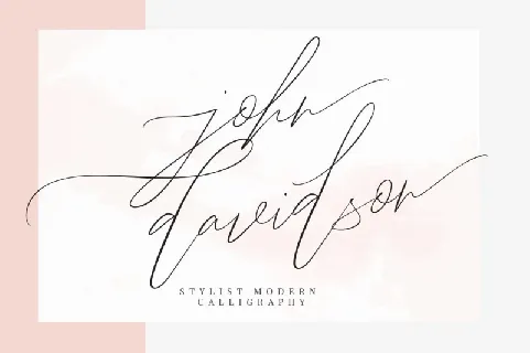 John Davidson font