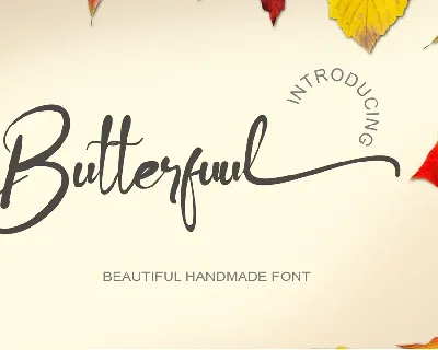 Butterfuul font