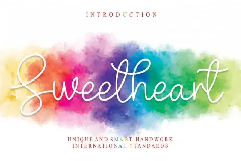 Sweetheart Handwritten font