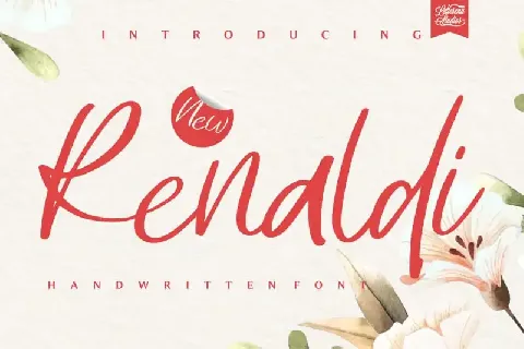 Renaldi – Luxury Script font