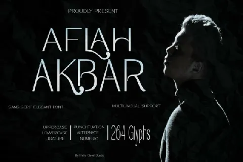 Aflah Akbar Typeface font