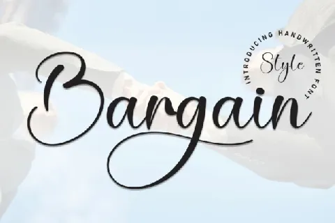 Bargain Calligraphy font