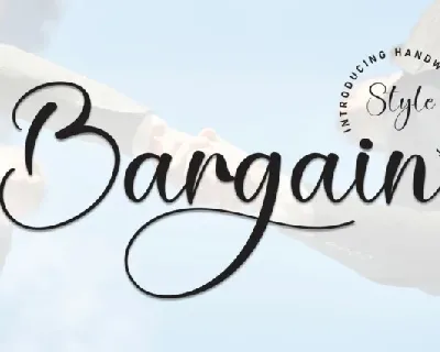 Bargain Calligraphy font