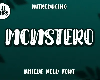Monstero font