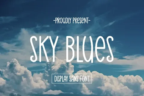 Sky Blues font