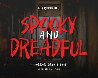 Spooky And Dreadful font