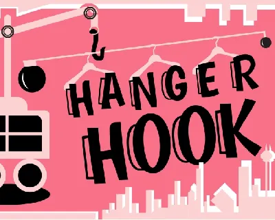 Hanger Hook font