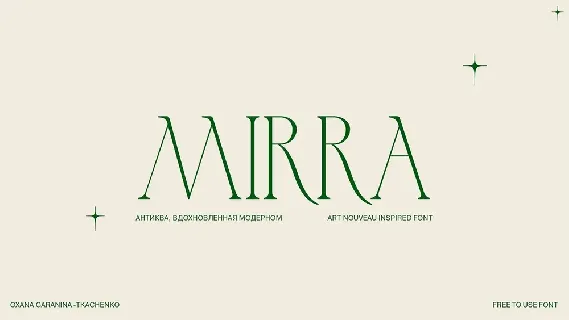 Mirra font