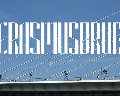 Erasmusbrug25 font