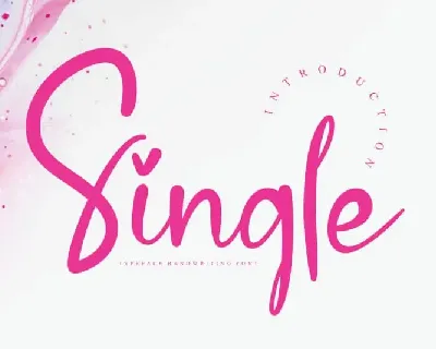 Single Script font