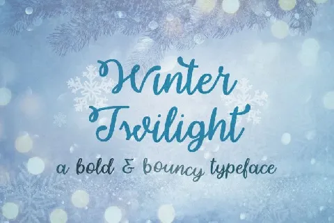 Winter Twilight font