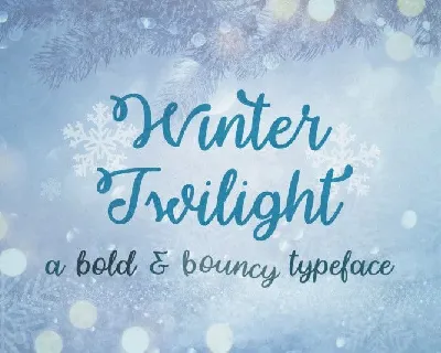 Winter Twilight font